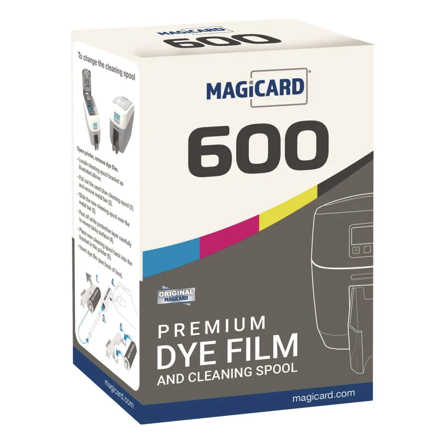 Magicard® MB300YMCKO-2 Color Ribbon Black-Cyan-Magenta-Yellow-Topcoat Protective Layer Magicard® Flipcost