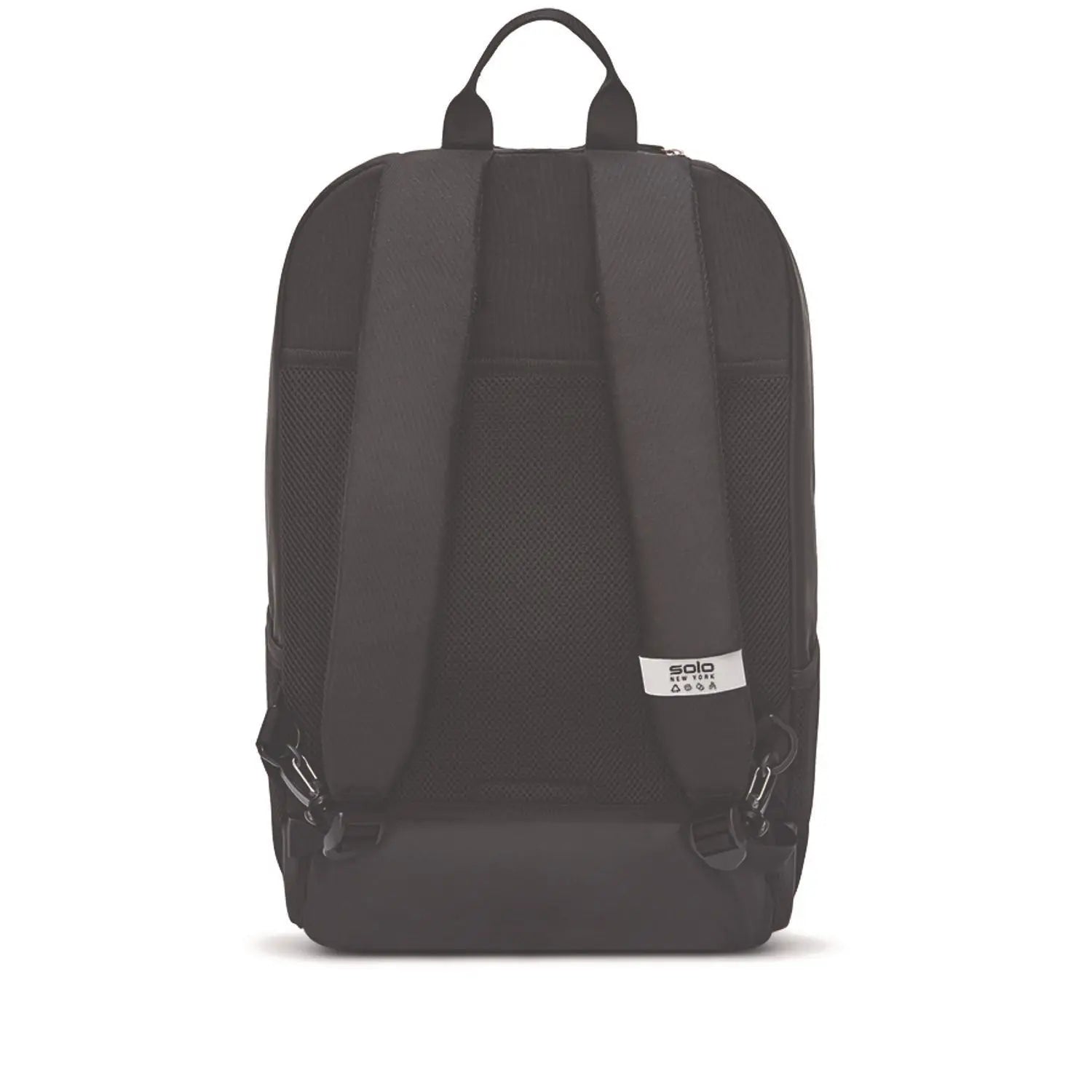Bleecker Recycled Rolling Backpack, Fits Devices Up to 15.6", 12.5 x 8 x 19, Dark Gray Solo Flipcost