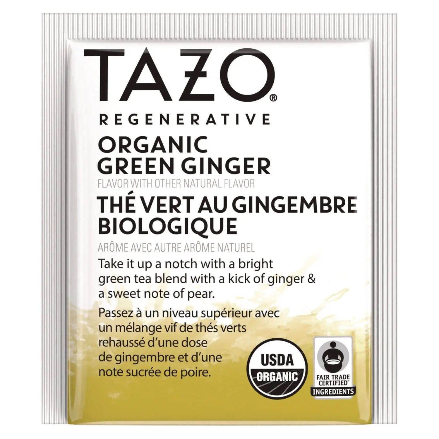 Tea Bags, Organic Green Ginger, 16/Box, 6 Boxes/Carton Tazo® Flipcost
