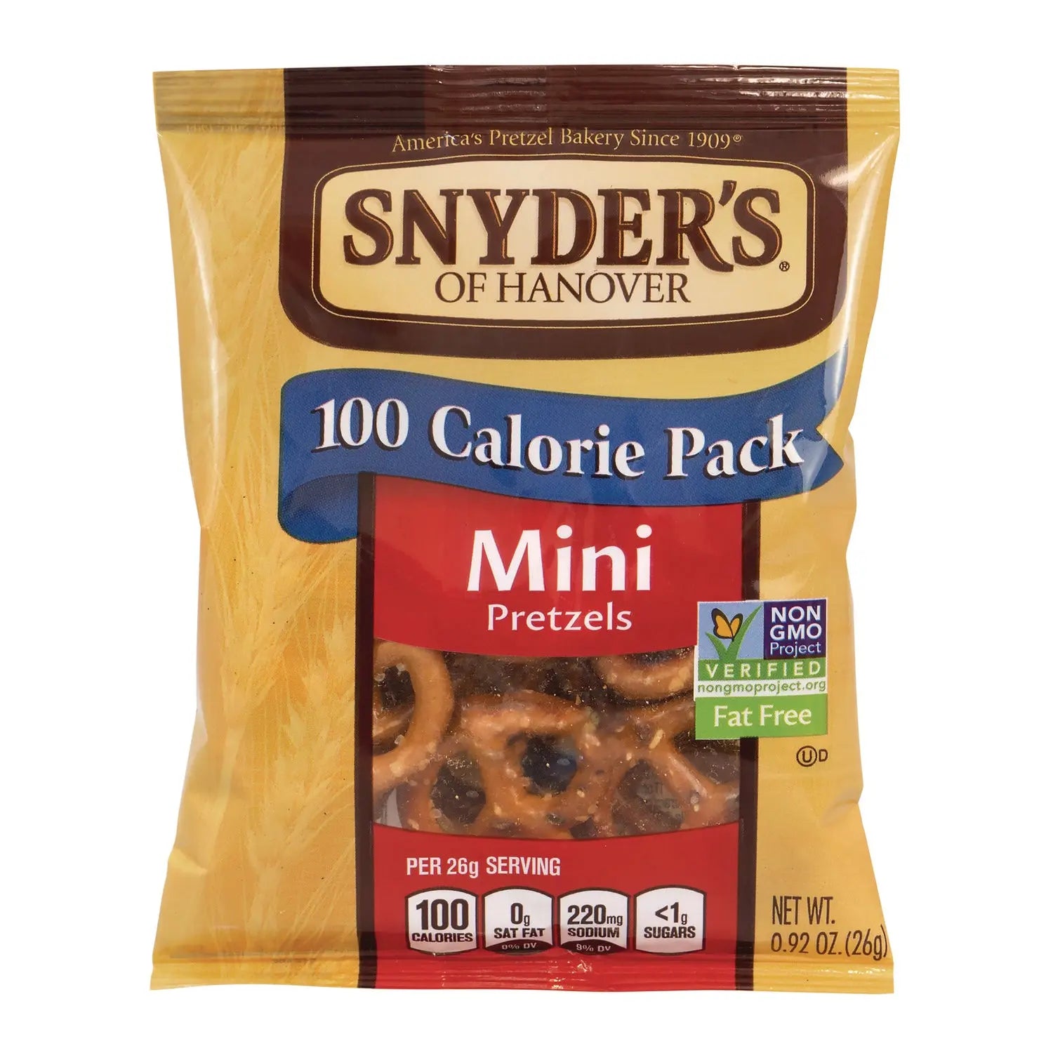 Mini Pretzels. 0.92 oz Pack, 36 Packs/Box, 2 Boxes/Carton Snyder's® Flipcost