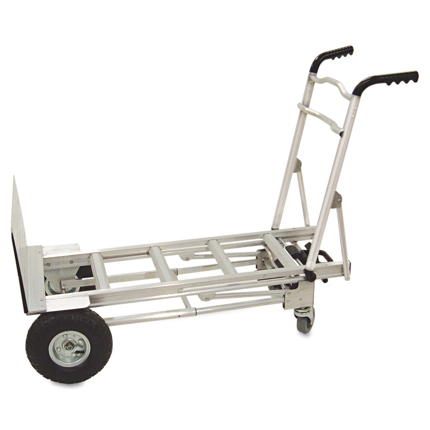 Cosco® 3-in-1 Convertible Hand Truck, 800 lb to 1,000 lb Capacity, 21.06 x 21.85 x 48.03, Aluminum