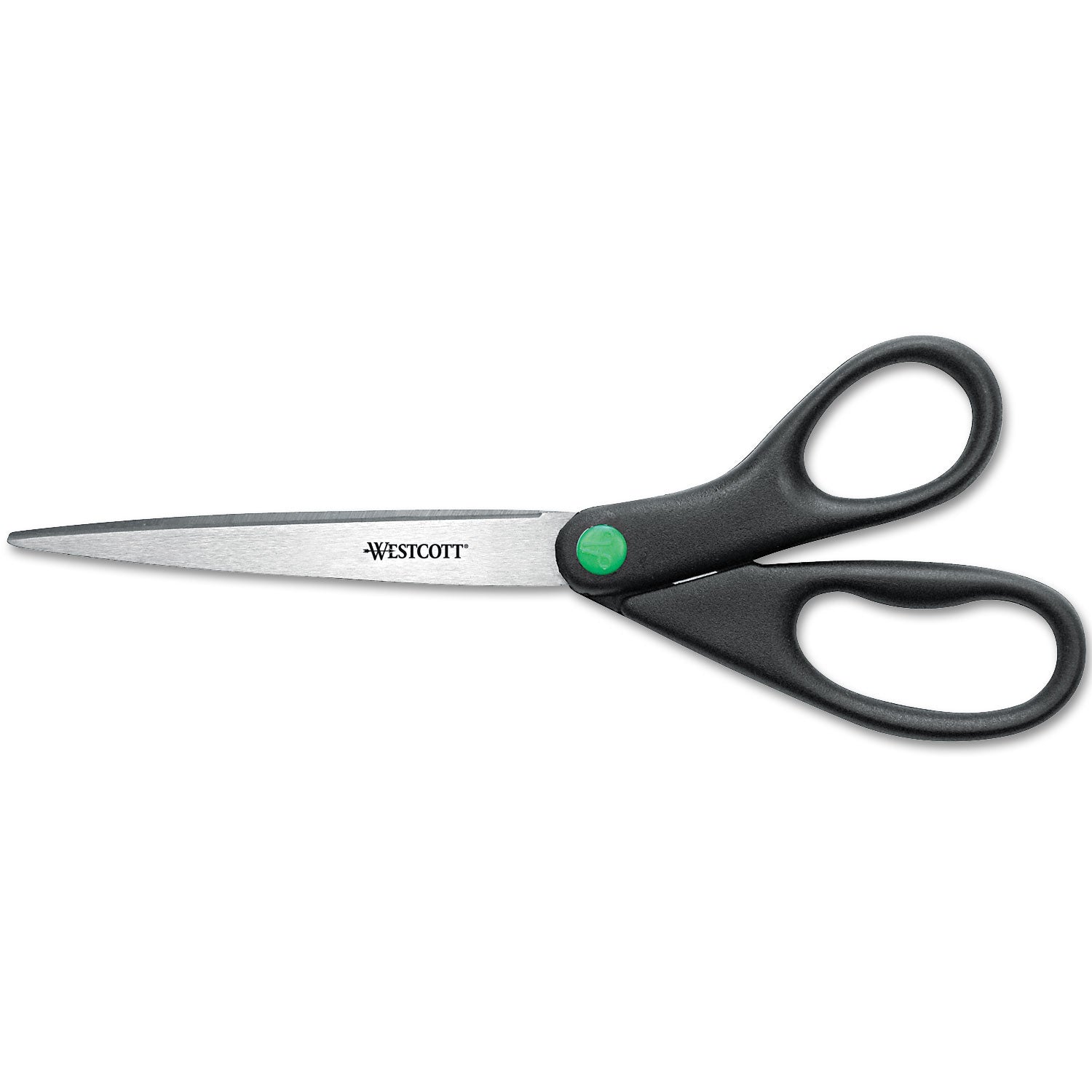 KleenEarth Scissors, 9" Long, 3.75" Cut Length, Straight Black Handle
