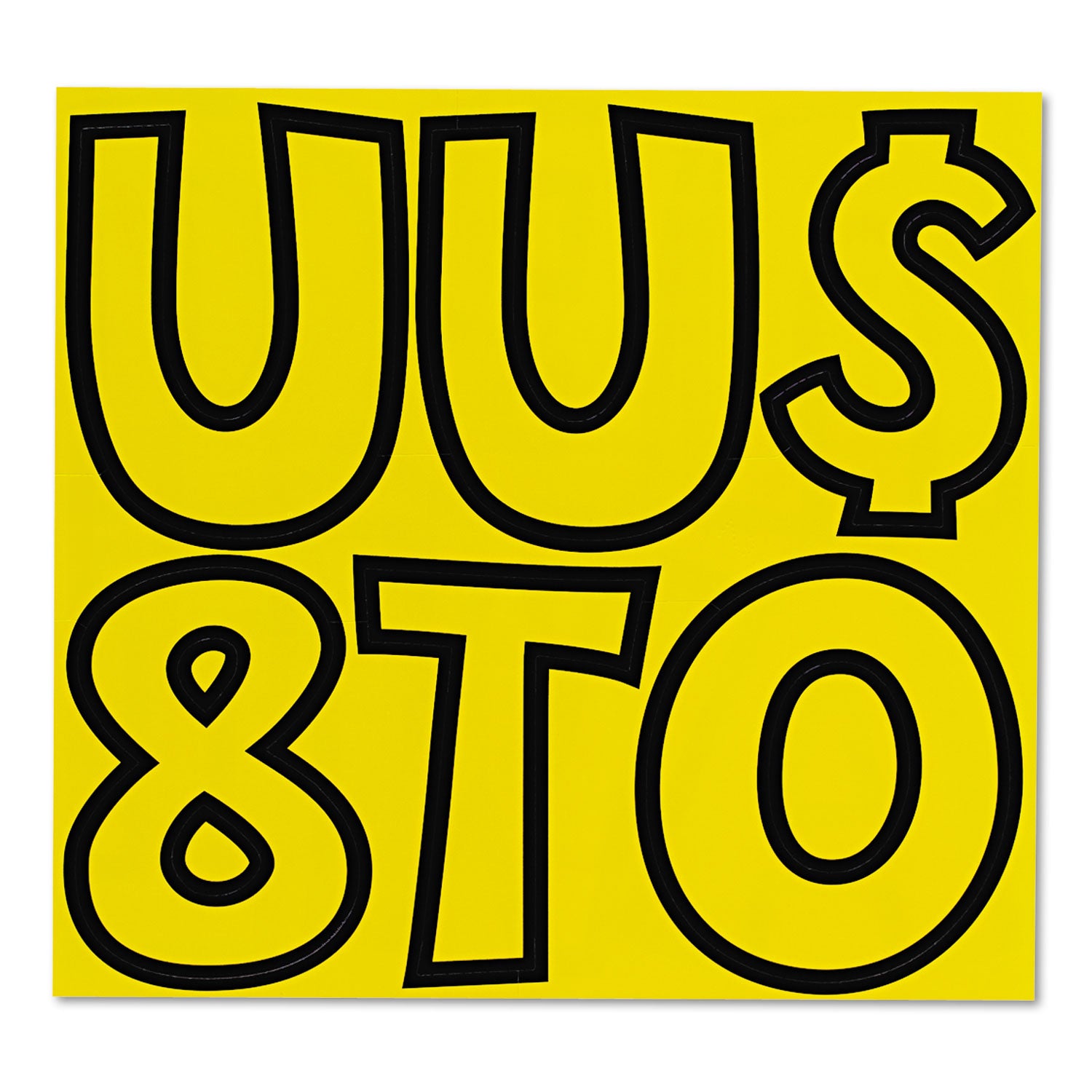 TREND® Ready Letters Playful Combo Set, Yellow, 4"h, 216/set