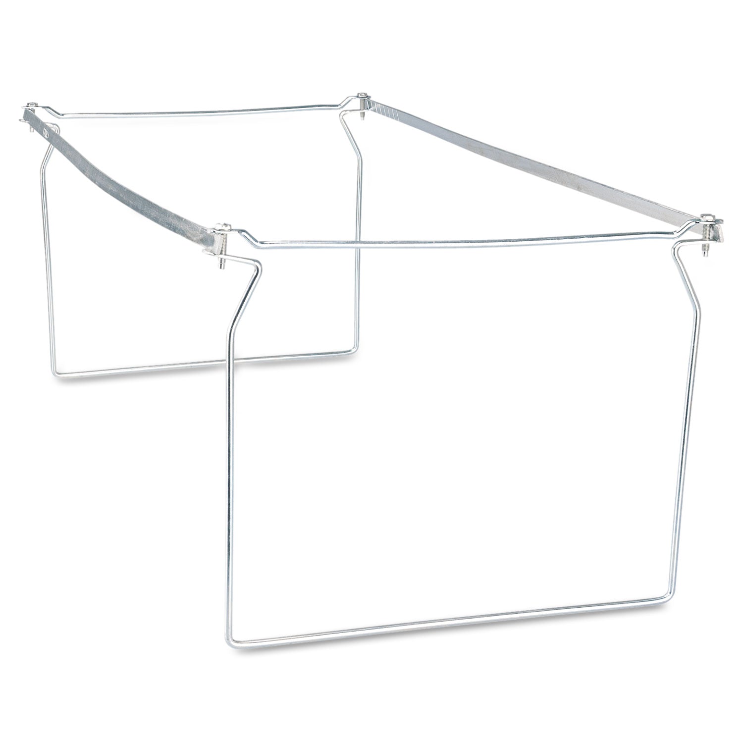 Universal® Screw-Together Hanging Folder Frame, Letter Size, 23" To 26.77" Long, Silver