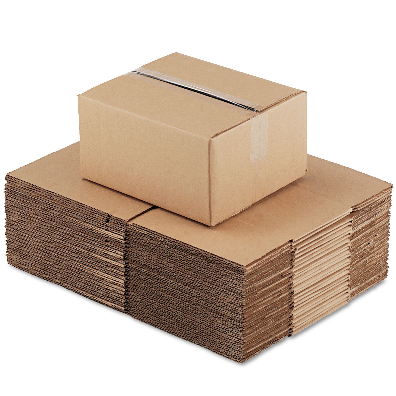 Universal® Fixed-Depth Corrugated Shipping Boxes, Regular Slotted Container (RSC), 10" x 12" x 6", Brown Kraft, 25/Bundle