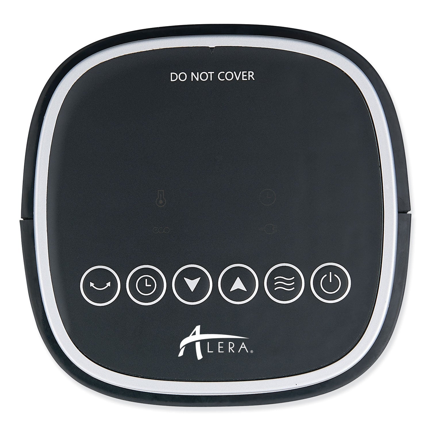 Alera® Ceramic Heater Tower with Remote Control, 1,500 W, 7.17 x 7.17 x 22.95, Black