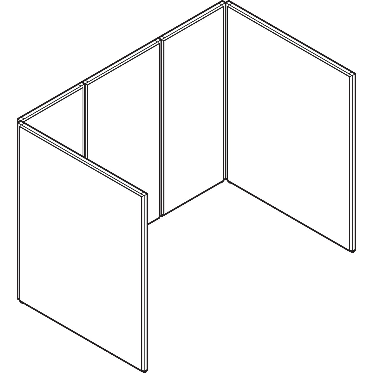 HON® Verse Office Panel, 72w X 60h, Gray