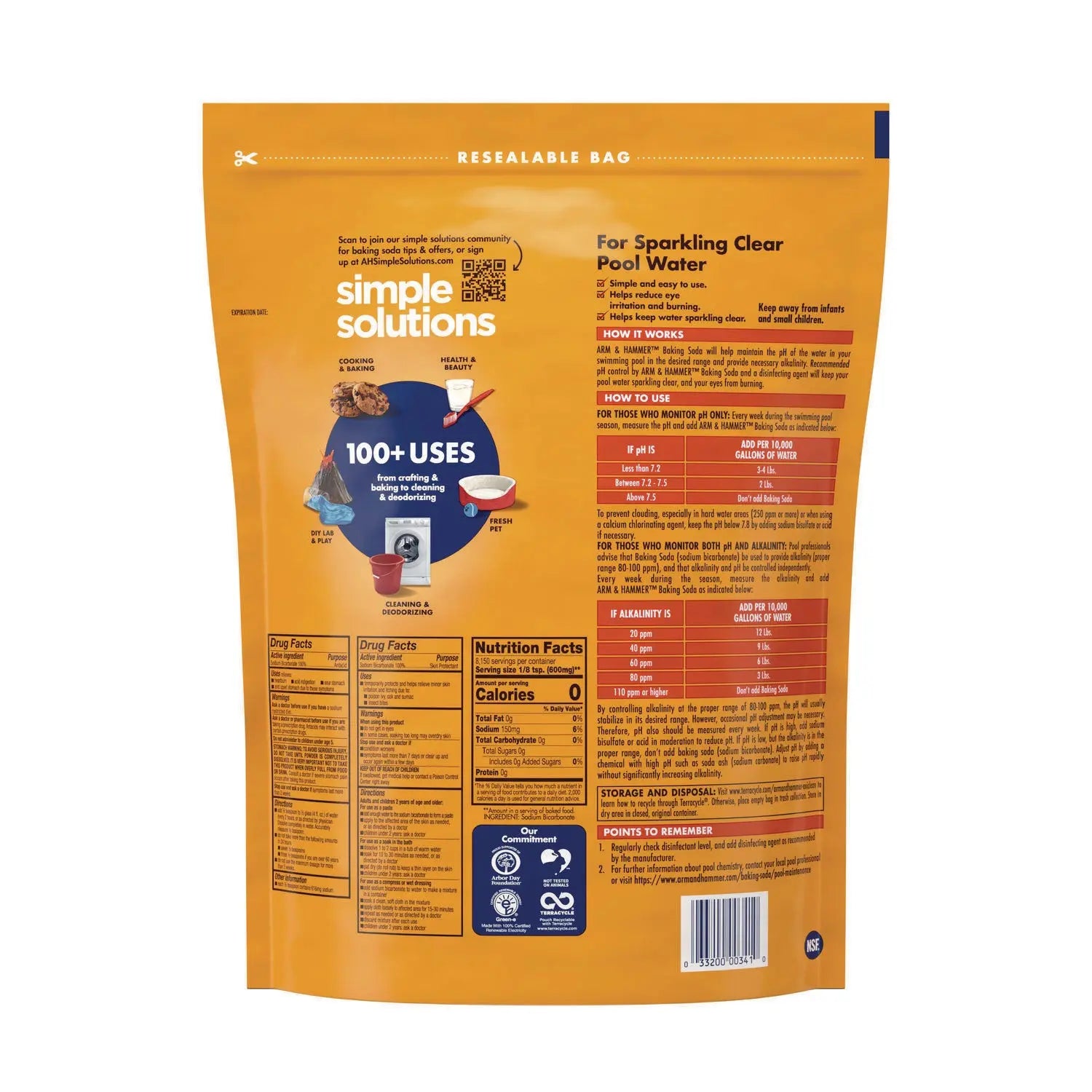 Baking Soda, 10.8 lb Resealable Bag Arm & Hammer™ Flipcost