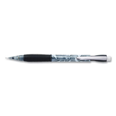 Pentel® Icy Mechanical Pencil, 0.5 mm, HB (#2), Black Lead, Translucent Ice/Black Barrel, Dozen Flipcost Flipcost