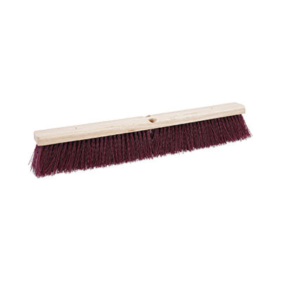 Boardwalk® Floor Brush Head, 3.25" Maroon Stiff Polypropylene Bristles Brush, 24" Brush Flipcost Flipcost