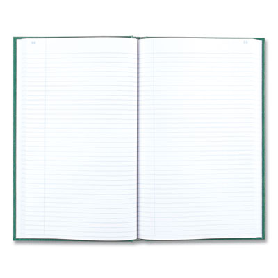 National® Emerald Series Account Book, Green Cover, 12.25 x 7.25 Sheets, 500 Sheets/Book Flipcost Flipcost