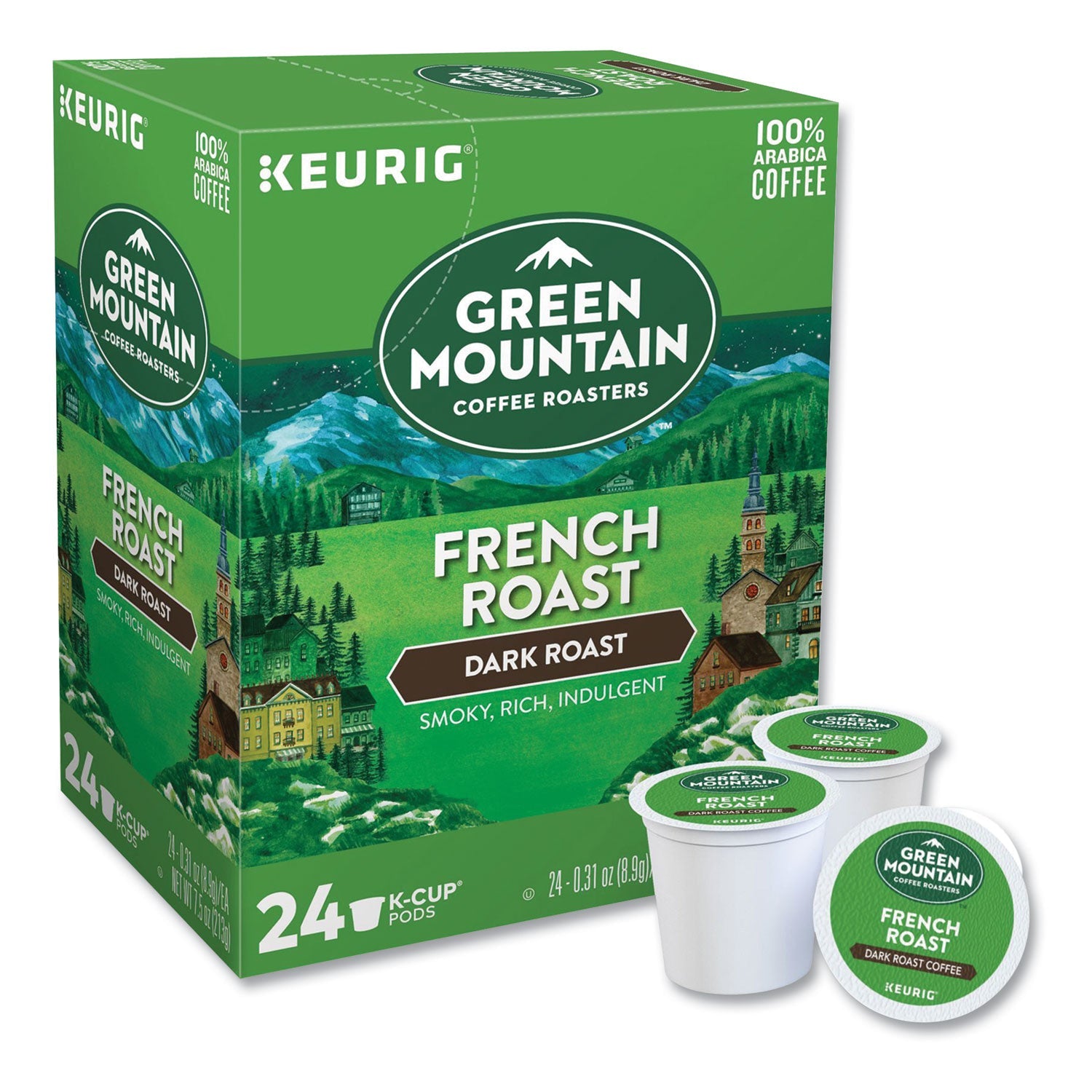 Green Mountain Coffee® French Roast Coffee K-Cups, 24/box