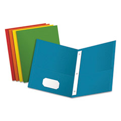 Oxford™ Twin-Pocket Folders with 3 Fasteners, 0.5" Capacity, 11 x 8.5, Assorted, 25/Box Flipcost Flipcost