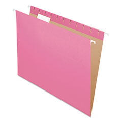 Pendaflex® Colored Hanging Folders, Letter Size, 1/5-Cut Tabs, Pink, 25/Box Flipcost Flipcost