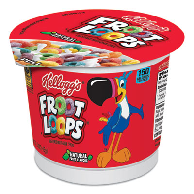 Kellogg's® Froot Loops Breakfast Convenient single-serve cereal cups, 6/Box Flipcost Flipcost