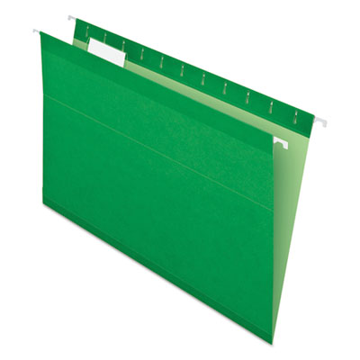 Pendaflex® Colored Reinforced Legal Size Hanging Folders 1/5-Cut Tabs, Bright Green, 25/Box Flipcost Flipcost