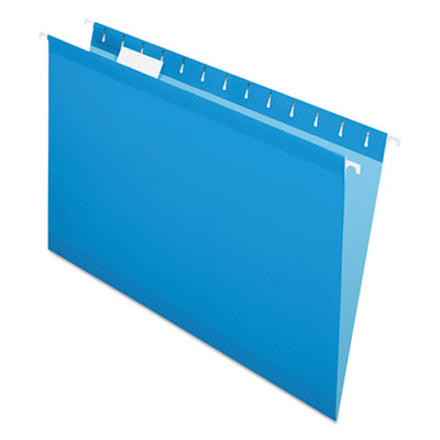 Pendaflex® Colored Reinforced Hanging Folders, Legal Size, 1/5-Cut Tabs, Blue, 25/Box Flipcost Flipcost