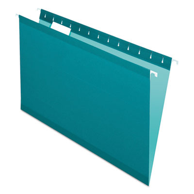 Pendaflex® Colored Reinforced Teal Hanging Folders Legal Size 1/5-Cut Tabs, Teal, 25/Box Flipcost Flipcost