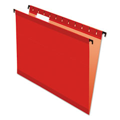 Pendaflex® Hanging Folders SureHook Red Tabs, 1/5-Cut Tabs, Red, 20/Box Flipcost Flipcost