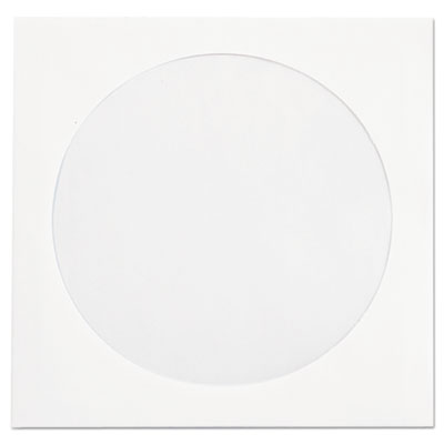 Quality Park™ CD/DVD Sleeves White, 1 Disc Capacity, 250/Box Flipcost Flipcost