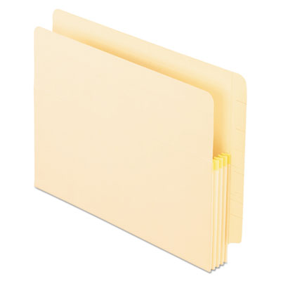 Pendaflex® Manila Drop Front File Pockets with Tyvek Gusset Top, 1.75" Expansion, Letter Size, Manila, 25/Box Flipcost Flipcost