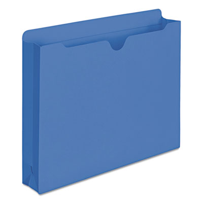Smead™ Colored Blue File Jackets with Reinforced Double-Ply Tab, Straight Tab, Letter Size, Blue, 50/Box Flipcost Flipcost