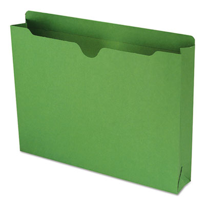 Smead™ Colored Green File Jackets with Reinforced Double-Ply Tab, Straight Tab, Letter Size, Green, 50/Box Flipcost Flipcost