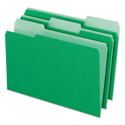 Pendaflex® Two-tone Colored File Folders Legal Size, Green/Light Green, 100/Box Flipcost Flipcost