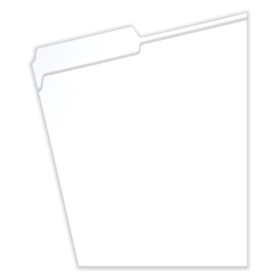 Smead™ Durable reinforced file folders, 1/3-Cut Tabs: Assorted, Letter Size, 0.75" Expansion, White, 100/Box Flipcost Flipcost