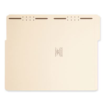 Smead™ Top Tab Fastener Folders, 1/3-Cut Tabs: Assorted, 0.75" Expansion, 2 Fasteners, Legal Size, Manila Exterior, 50/Box Flipcost Flipcost