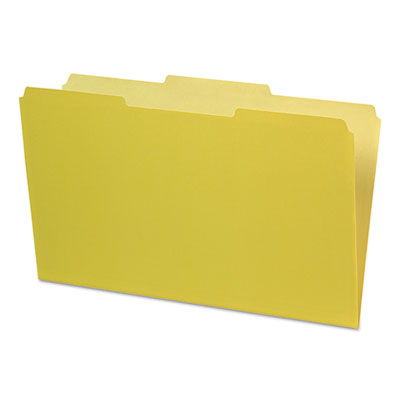 Pendaflex® Interior File Folders, 1/3-Cut Tabs: Assorted, Legal Size, Yellow, 100/Box Flipcost Flipcost