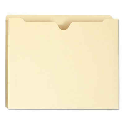 Smead™ 100% Recycled Top Tab File Jackets, Straight Tab, Letter Size, Manila, 50/Box Flipcost Flipcost