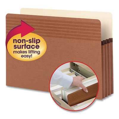 Smead™ Easy Grip Pockets Legal Size, Redrope, 25/Box Flipcost Flipcost