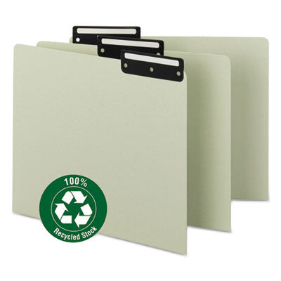 Smead™ Recycled Heavy duty blank file guides, 1/3-Cut Top Tab, Blank, 8.5 x 11, Green, 50/Box Flipcost Flipcost