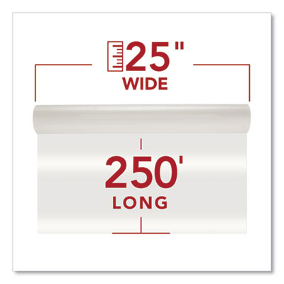 NAP-Lam I Roll Film, 3 mil, 25" x 250 ft, Gloss Clear, 2/Box Flipcost Flipcost