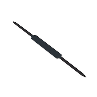 Premium Self-Adhesive Two-Prong Paper Fastener Bases, 1" Capacity, 2.75" Center to Center, Silver, 100/Box Flipcost Flipcost