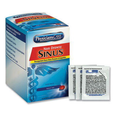 Sinus Decongestant Congestion Medication, One Tablet/Pack, 50 Packs/Box Flipcost Flipcost