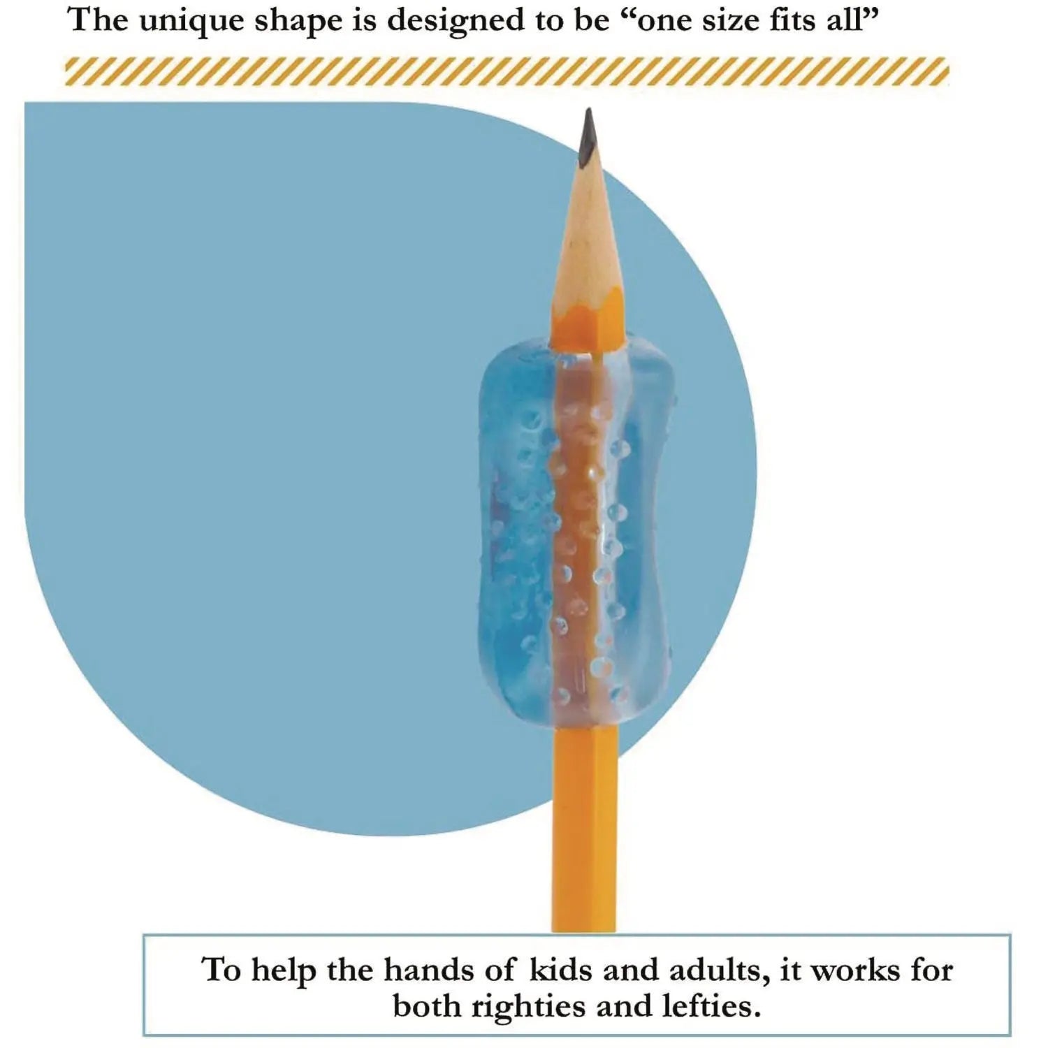 Bumpy Pencil Grip. 0.6" Long, Assorted Neon Colors, 72/Carton TPG Creations™ Flipcost