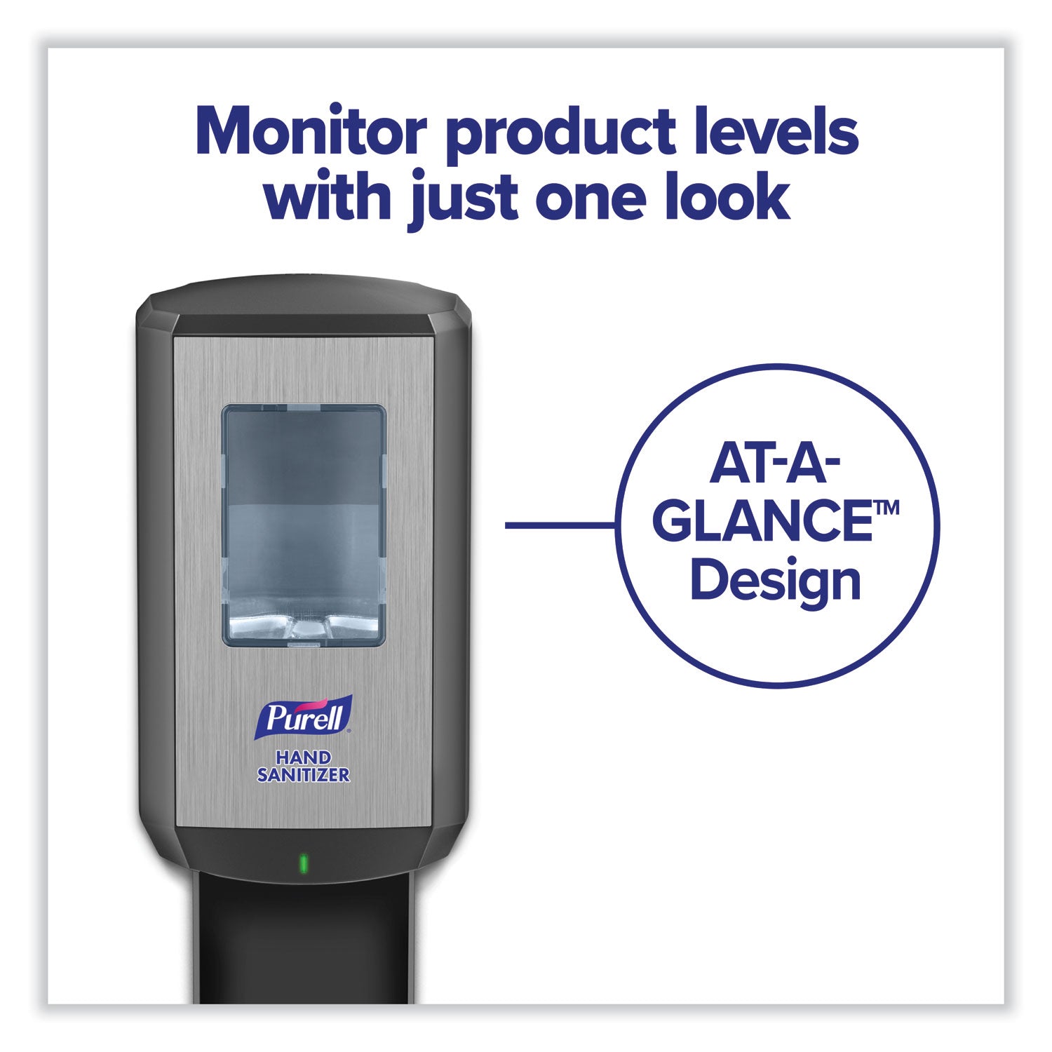 PURELL® Cs6 Hand Sanitizer Dispenser, 1,200 Ml, 5.79 X 3.93 X 15.64, Graphite
