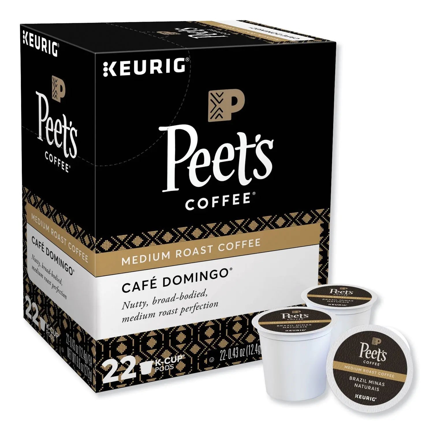 Cafe Domingo K-Cups, 22/Box Peet's Coffee & Tea® Flipcost