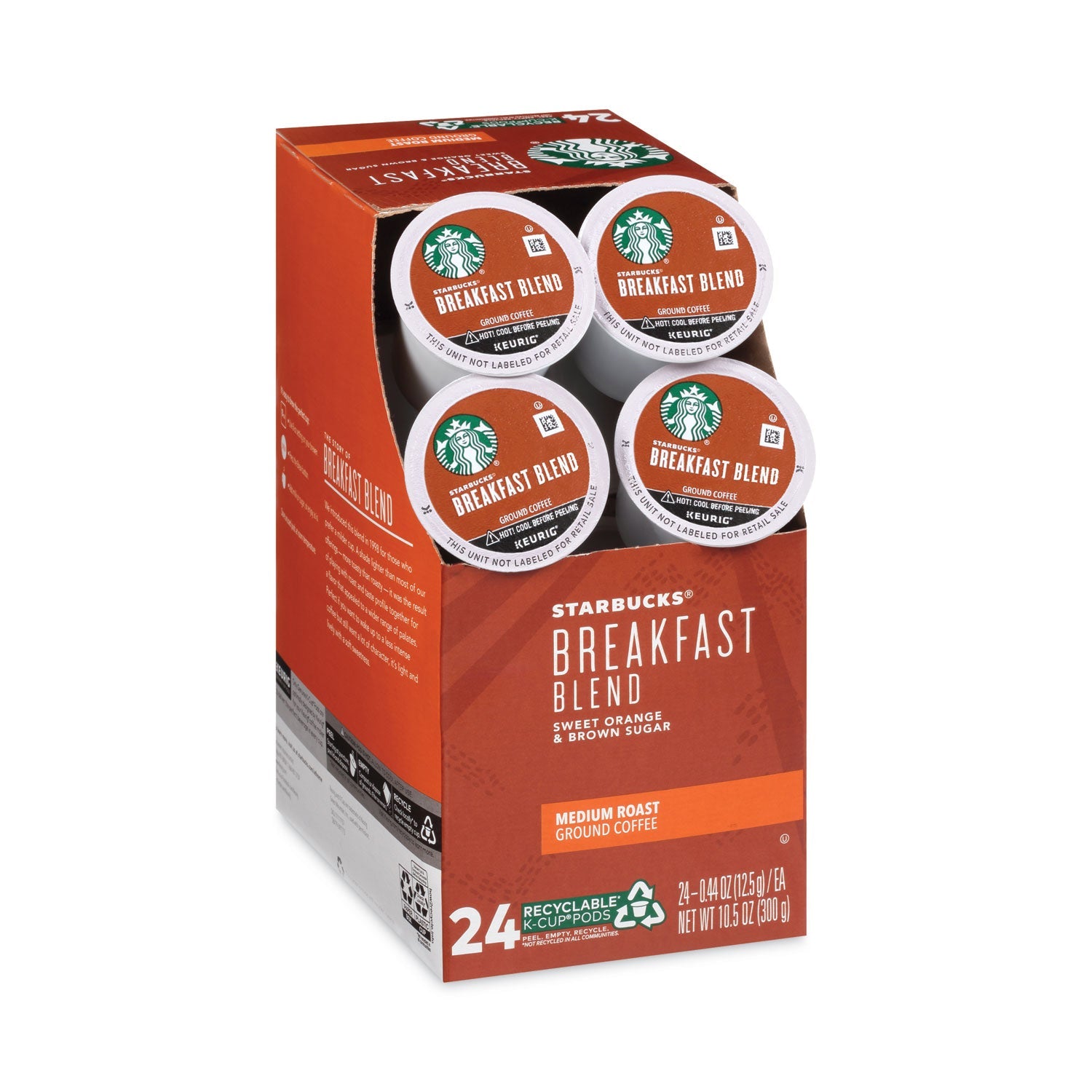Starbucks® Breakfast Blend Coffee K-Cups, 96/carton