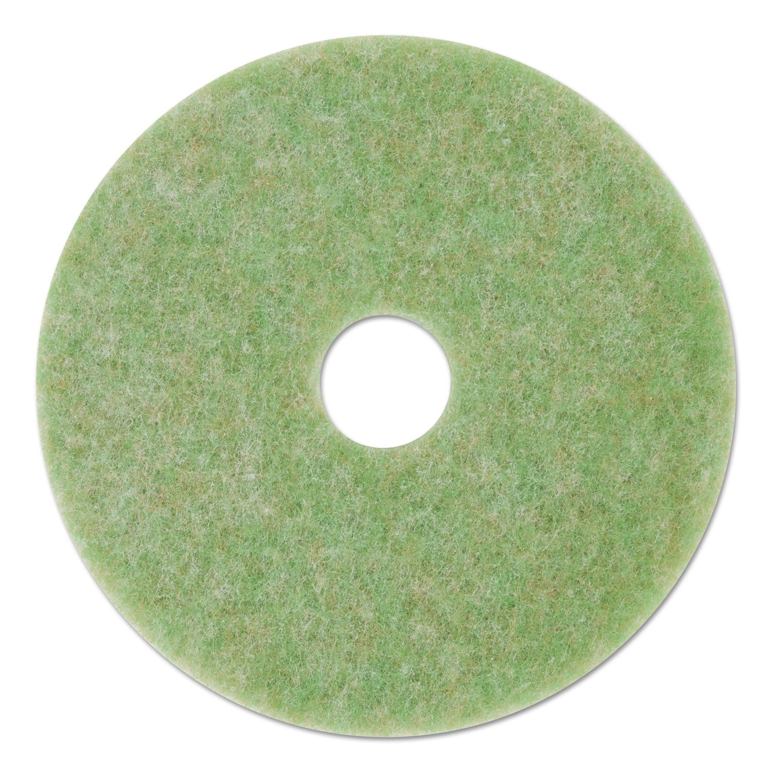 3M™ Low-Speed Topline Autoscrubber Floor Pads 5000, 20" Diameter, Green/amber, 5/carton