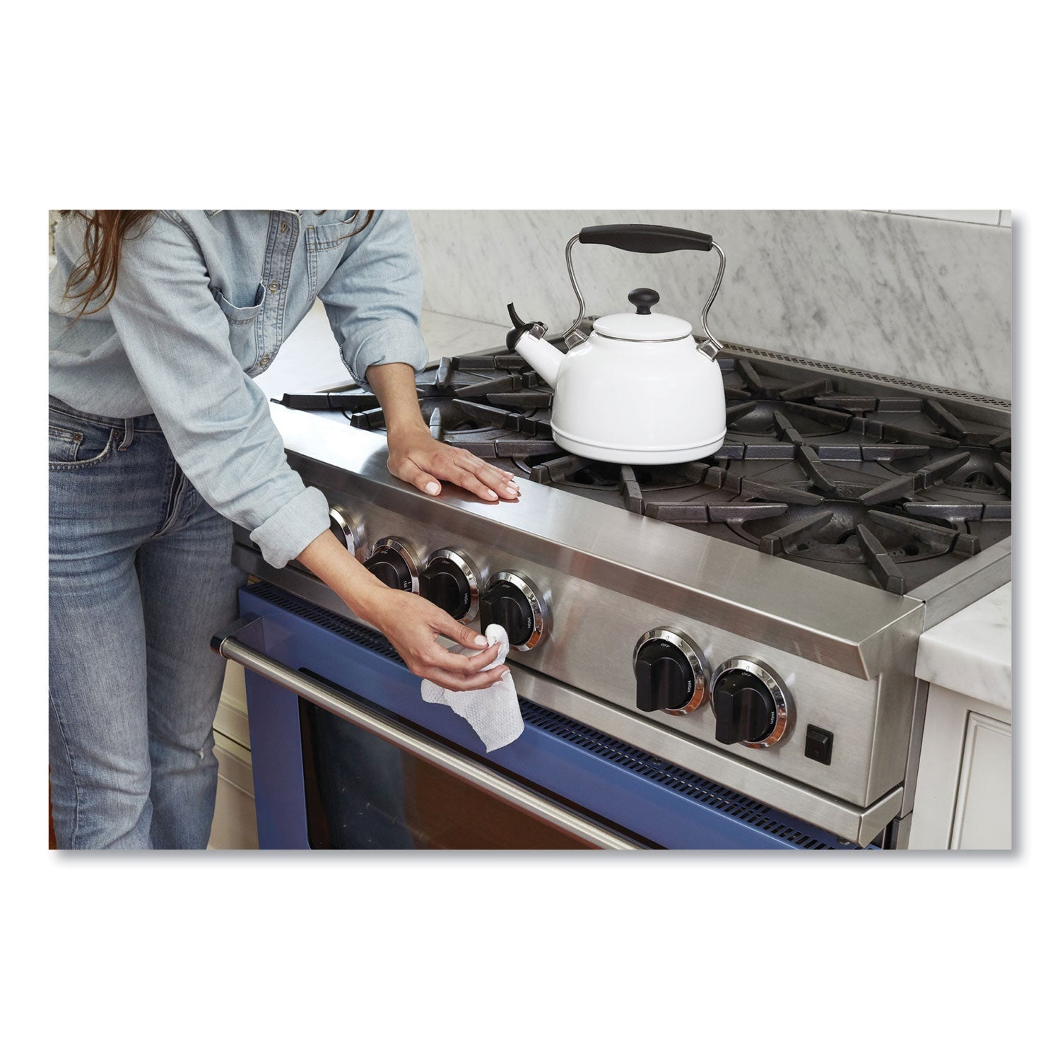 Method® All Purpose Cleaning Wipes, 1 Ply, Lime and Sea Salt, White, 70/Canister, 6/Carton