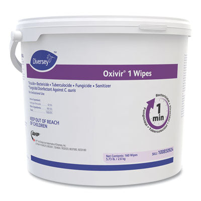 Oxivir 1 Wipes, 1-Ply, 11 x 12, 160/Canister, 4 Canisters/Carton Flipcost Flipcost