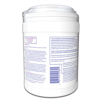 Oxivir TB Disinfectant Wipes, 7 x 6, White, 160/Canister, 12 Canisters/Carton Flipcost Flipcost