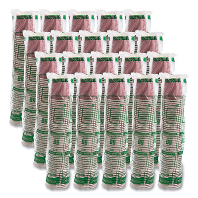 Single-Sided Poly Paper Hot Cups, 4 oz, Bistro Design, 50/Pack, 20 Pack/Carton Flipcost Flipcost