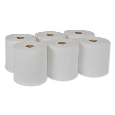 Universal Hand Towel Roll 1-Ply, 7.88" x 800 ft, White, 6 Rolls/Carton Flipcost Flipcost