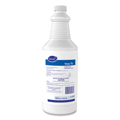 Virex TB Disinfectant Cleaner, Lemon Scent, Liquid, 32 oz Bottle, 12/Carton Flipcost Flipcost