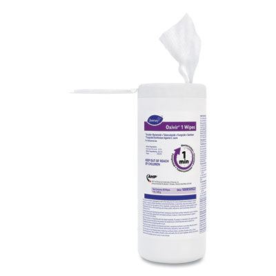 Oxivir 1 Wipes, 1-Ply, 7 x 8, 60/Canister, 12 Canisters/Carton Flipcost Flipcost