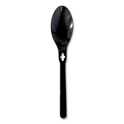 Spoon WeGo Germ-Free Polystyrene Cutlery Dispenser, Spoon, Black, 1000/Carton Flipcost Flipcost